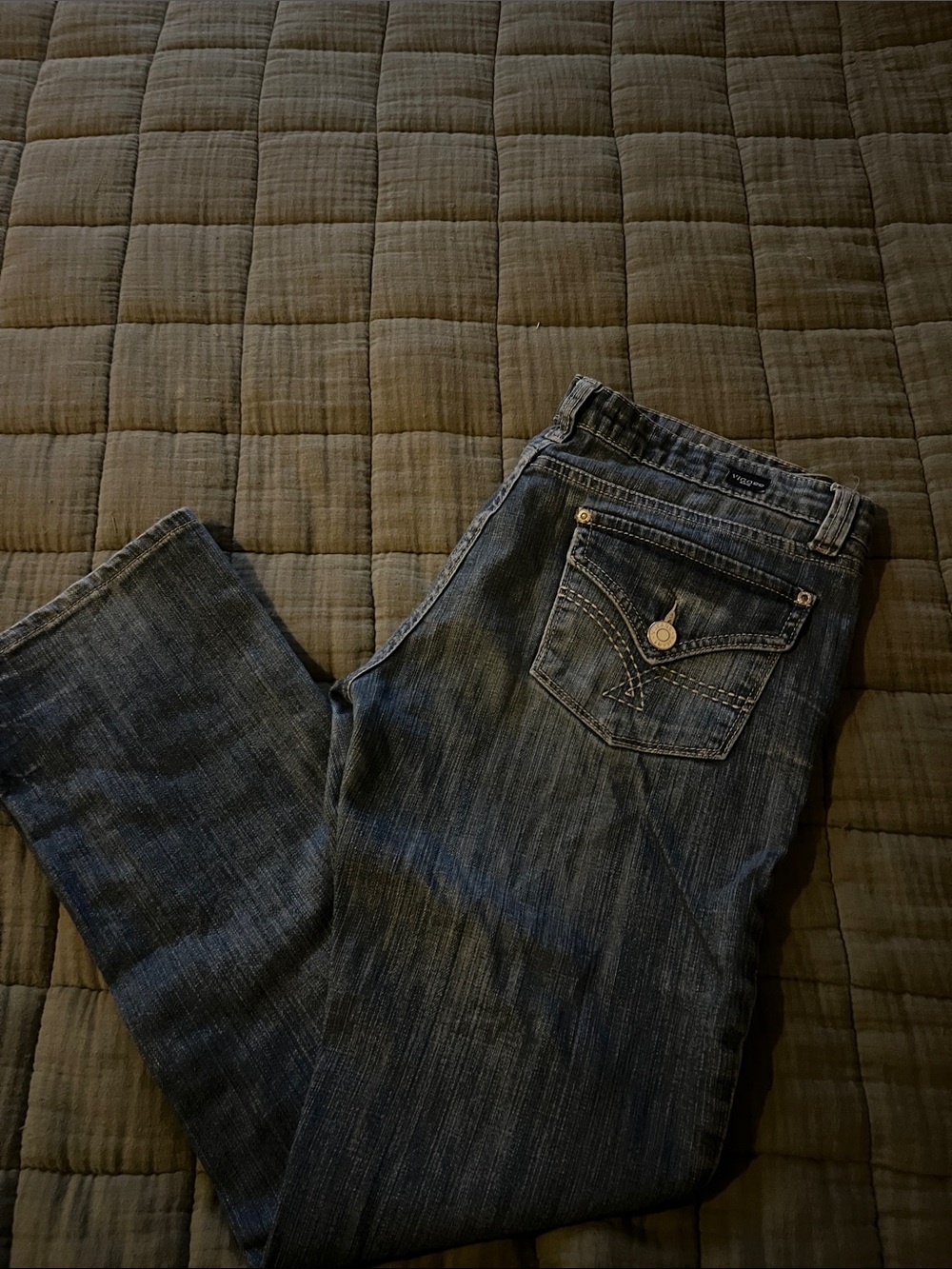 Women’s Dark Blue Crew Jeans - Classic Straight Fit